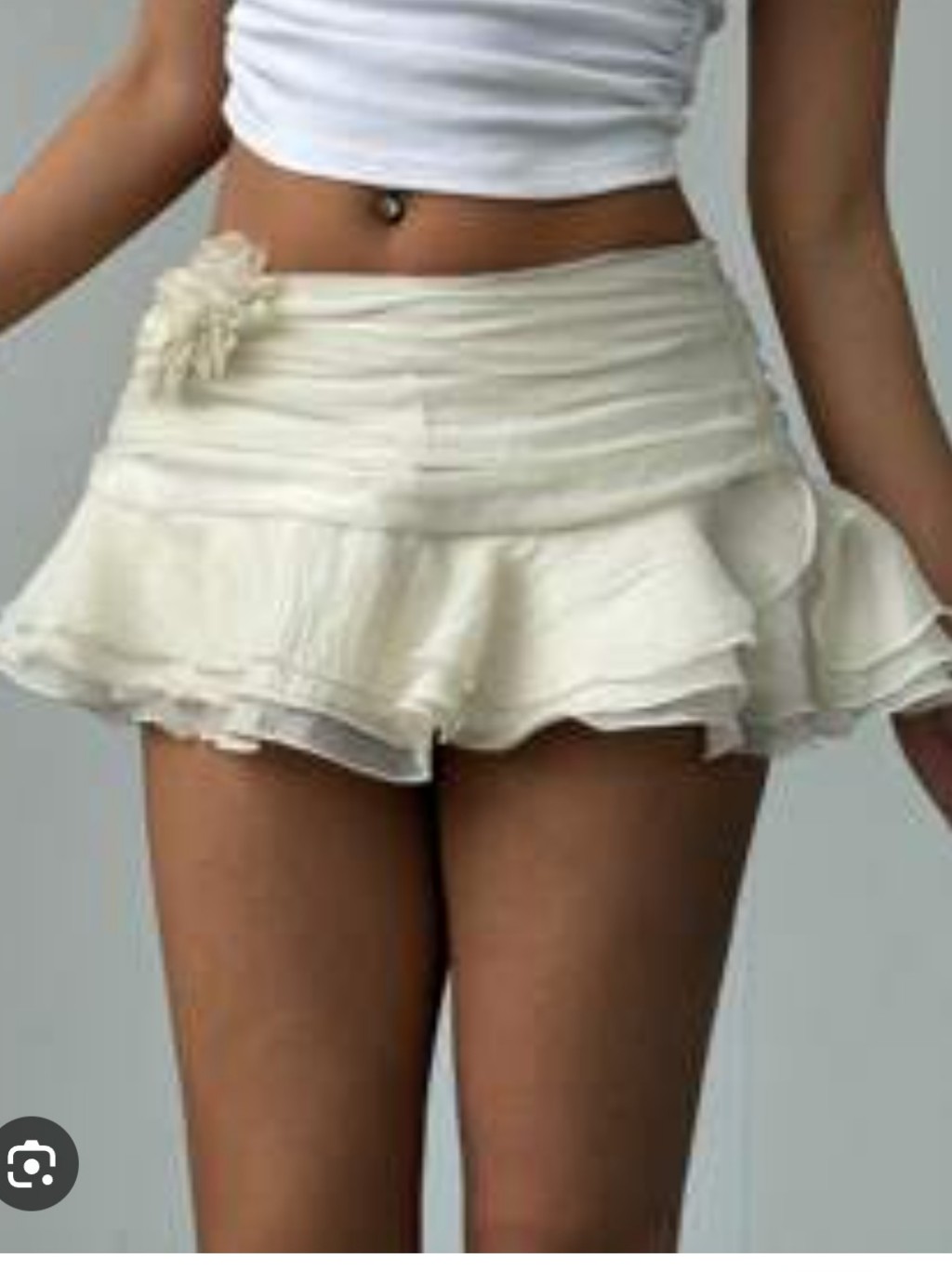 Y2k Retro Women Skirt Short Balletcore Light Pink Szxl Ruffle Romantic Bohemian